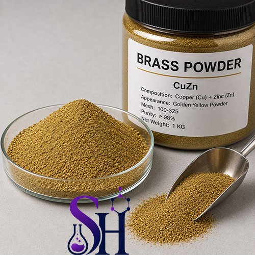 پودر برنج Brass Powder پودر آلیاژ مس و روی Cu Zn برای رنگ متالیک و کاربردهای صنعتی