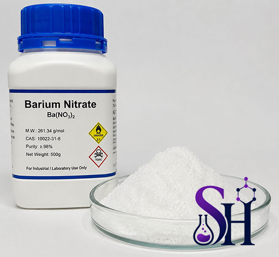 نیترات باریوم (Barium Nitrate) – مواد شیمیایی صنعتی و آزمایشگاهی