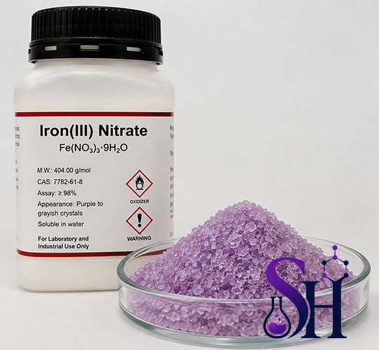 نیترات آهن Iron Nitrate Fe(NO3)3 برای مصارف صنعتی و آزمایشگاهی
