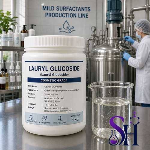 لوریل گلوکوزاید Lauryl Glucoside سورفکتانت مواد اولیه آرایشی بهداشتی و شوینده
