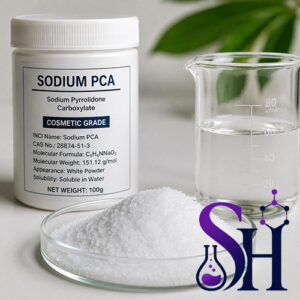 سدیم PCA Sodium PCA ماده آبرسان و مرطوب کننده صنایع آرایشی بهداشتی