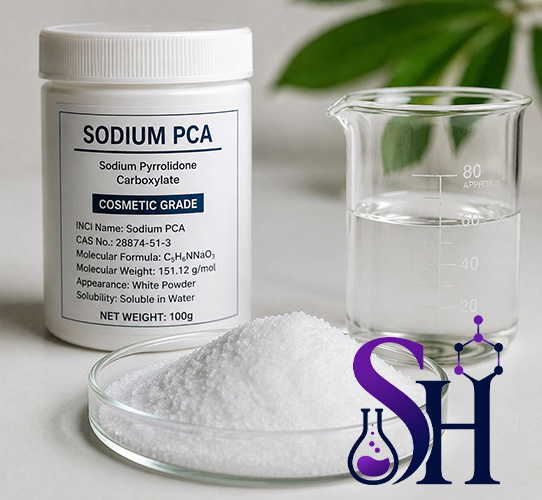 سدیم PCA Sodium PCA ماده آبرسان و مرطوب کننده صنایع آرایشی بهداشتی