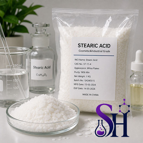 اسید استئاریک Stearic Acid مواد اولیه کرم سازی آرایشی بهداشتی صابون و شوینده