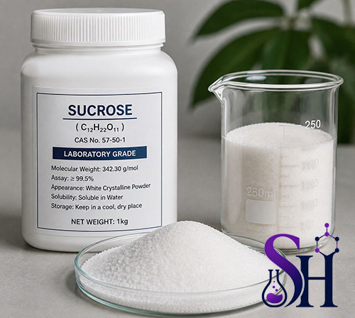 ساکاروز Sucrose C12H22O11 شکر آزمایشگاهی و صنعتی