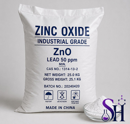 اکسید روی صنعتی 50 ppm سرب Zinc Oxide