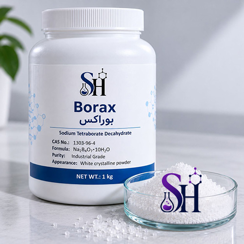 بوراکس Borax Sodium Tetraborate Decahydrate پودر سفید صنعتی