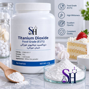 دی اکسید تیتانیوم خوراکی تیتان Food Grade Titanium Dioxide TiO2 E171