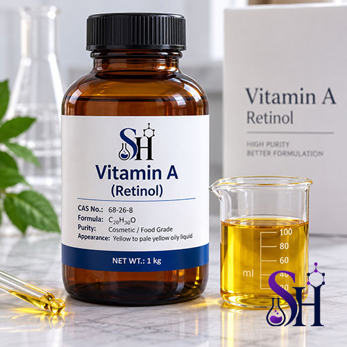 ویتامین A رتینول Vitamin A Retinol مواد اولیه غذایی و آرایشی بهداشتی