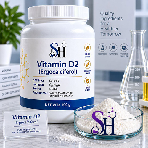 ویتامین D2 ارگوکلسیفرول Vitamin D2 Ergocalciferol گرید خوراکی و مکمل